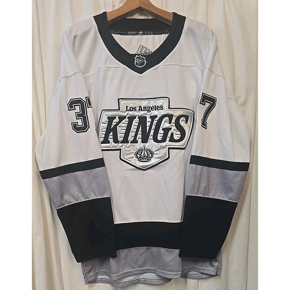 Los Angeles Kings NHL 37 Foegele Adidas LA Hockey Sports Jersey 52